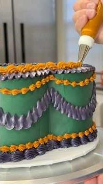 fun new color scheme #cakedecorating #shorts