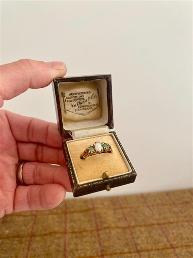 Vintage Ring Box. Vintage Jewellery Box. Birmingham Jewellers - Etsy