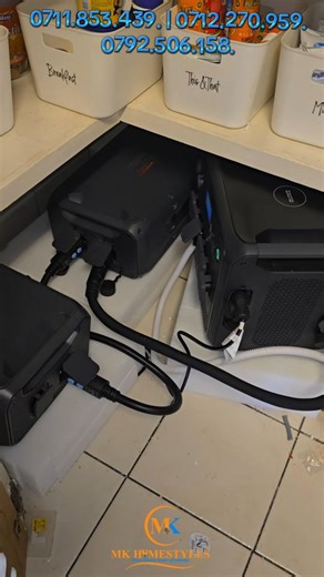 ✅ INSTALLATION COMPLETE – PANTRY POWER BACKUP READY! ⚡🔥 We’ve successfully finished installing this premium power backup system in the pantry, and it’s now fully ready to handle any power outage—no noise, no fuel, no interruptions. 🌟 Smart Off-Grid & Backup Power Solution Silent. Reliable. Built for total power freedom. 🔌 System Installed Bluetti AC500 Inverter paired with 2× B300K Lithium Batteries ⚡ Power Performance • 5,000W continuous output • 10,000W surge power for heavy startups • 5,52