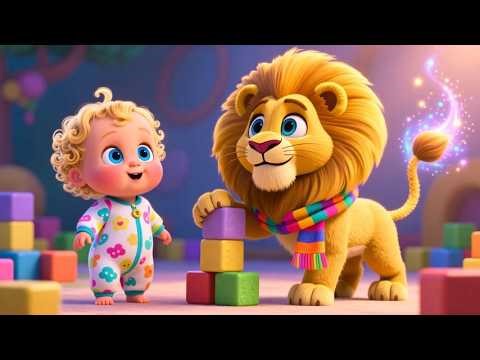 Baby Builds Shape Blocks 🧱🎶 | Learn Shapes & Building Fun for Kids | Preschool Learning Adventure