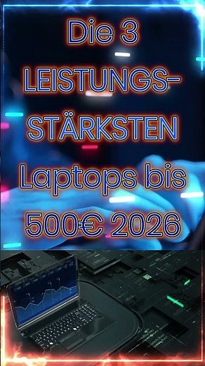 👉 „Die 3 SCHNELLSTEN Laptops unter 500€ 2026 – KEIN Schrott mehr kaufen! ⚡“ Software