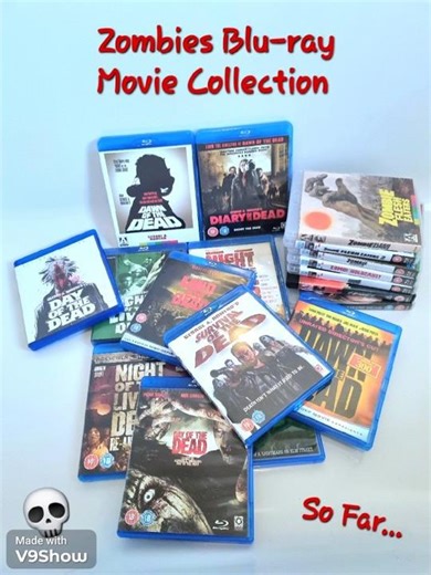 Zombies Blu-ray Movie Collection #zombie #bluray #horror #movie #shorts #reels #video #youtube #yt