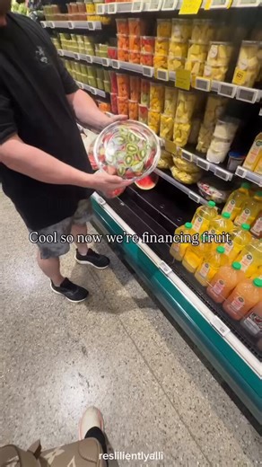 American shows the cut up pre-packaged fruit is so expensive they may need to finance itThis one package of fruit is over $40Based on 2019 prices, this is over a 100% increase, double to price is used to costAccording to grocery store data pre-cut packaged fruit has gone up on average 40% since 2019 and at grocery stores like Whole Foods, as much as over 100%