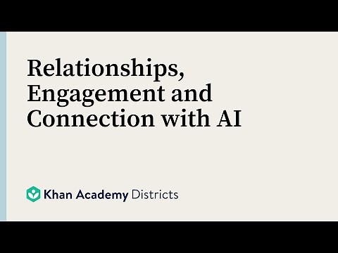 Relationships, Engagement and Connection with AI