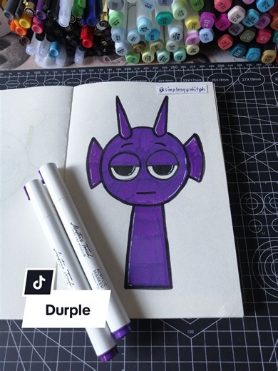 How to Draw Durple Sprunki: A Step-by-Step Guide