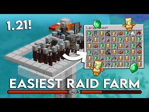 How to make Raid Farm in Minecraft 1.21 | Easy and Simple Design