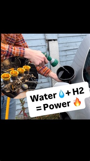 Water injection adds a clever twist to hydrogen combustion engines: a fine mist of water is injected into the intake or combustion chamber to cool peak temperatures, suppress knock, and dramatically cut NOx emissions. The cooling effect allows more aggressive ignition timing and higher efficiency, while hydrogen’s clean-burning nature means the water flashes to steam and leaves no residue—boosting performance and durability without sacrificing the engine’s zero-carbon promise. #hydrogen #combust