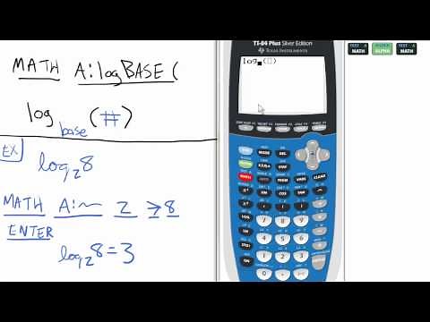logBASE Log of Any Base TI 84 Calculator