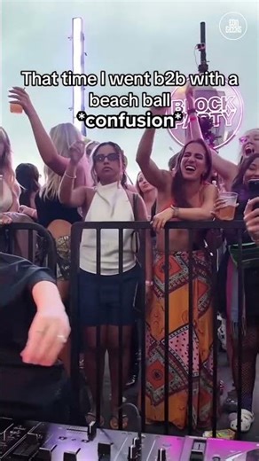 POV: You’re DJing and a Beach Ball Takes Over the Set 😂#AlisonWonderland #EDM #djlife