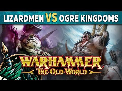 Lizardmen vs Ogre Kingdoms Warhammer The Old World Battle Report