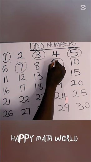 Lets Check The Odd Numbers