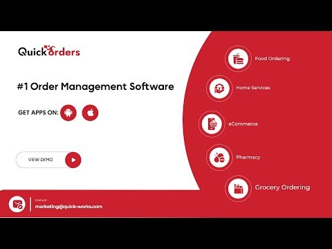 Launch Your On-demand Ordering App | Order Managment Software | QuickOrders Live Demo l QuickWorks