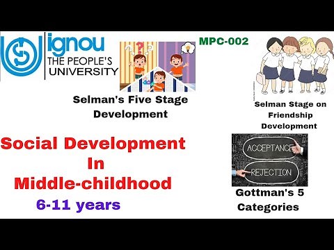 Social Development In Middle-childhood (6-11 years)