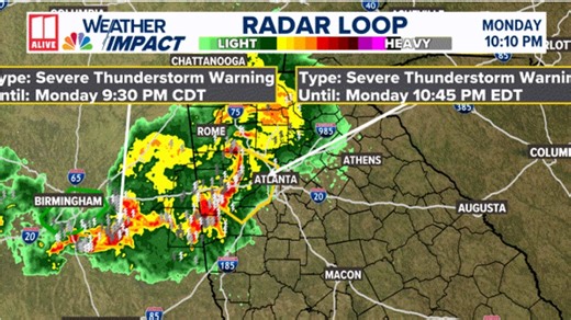 Storms roll through north Georgia | Live updates
