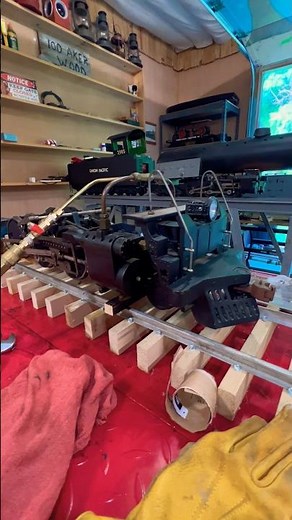 Challenger 3985 on Air - Live Steam 3/4” scale. First Run in 30+ Years! #locomotive #challenger