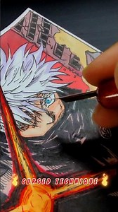 Drawing Gojo Satoru ❤️ #gojo #jujutsukaisen #animeart #drawing #shorts #art