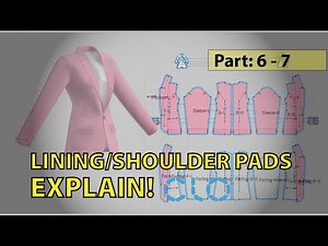 Part 6: How to Sew the Lining on a Blazer in CLO 3D