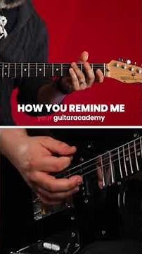 How You Remind Me - Nickelback #guitarlessons