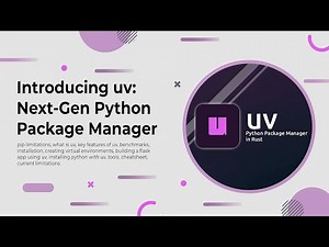 Meet uv: The Fastest Python Package Manager Ever!