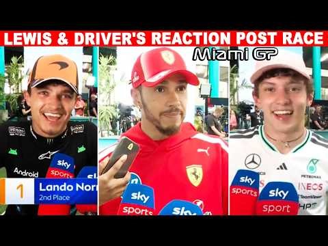 Lewis Hamilton & Driver's reaction post race | 2026 Miami GP | F1 Post race Interview