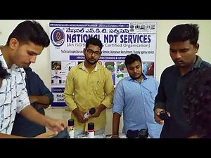 Practical Video of Liquid Penetrant Testing (LPT)