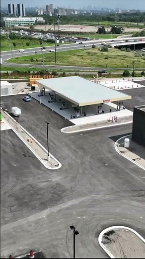 Costco Warehouse Build from the Air