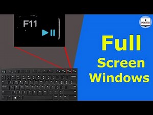 Keyboard F11 Key Tips | Windows Full Screen Mode | Shortcut | Hindi.