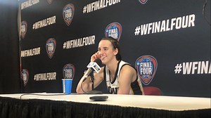 Caitlin Clark discusses the Hawkeyes comeback win over UConn