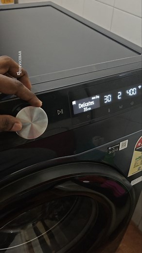 How To Turn ON & OFF Sound In Samsung Front Load Washing Machine! #Shorts