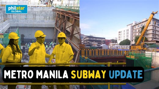 Binisita ni Pangulong Bongbong Marcos ang Metro Manila Subway Ortigas Avenue at Shaw Blvd. sa Pasig ngayong Biyernes, February 13. Ayon sa Department of Transportation (DOTr) nasa halos 100% na ang pre-construction works sa Shaw Boulevard Station. Video by DOTr-Philippines | Philstar.com