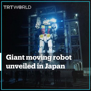 98K views · 1.5K reactions | Here’s how Yokohama’s 18m-tall Gundam robot statue showed off his moving skills at the city’s winter illumination festival in Japan. | TRT World | Facebook