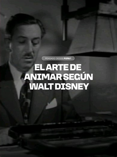Antes de que existiera lo digital, la animación era puro trabajo artesanal. ✍️🎞️ En este fragmento, Walt Disney explica cómo funcionaba el proceso de animación clásica. #disney #animation #animacion #waltdisney