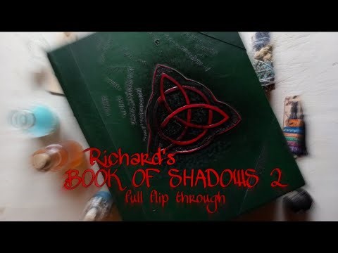 Charmed Book of Shadows Full Flip Through 2 and Spirit Board @richard.bookofshadows