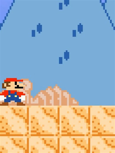 When every time Mario jumps, he gets WIDER in Super Mario Bros#mario #onthisday #levelup