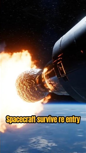 Why Spacecraft Don’t Melt During Re-entry? #space #nasa