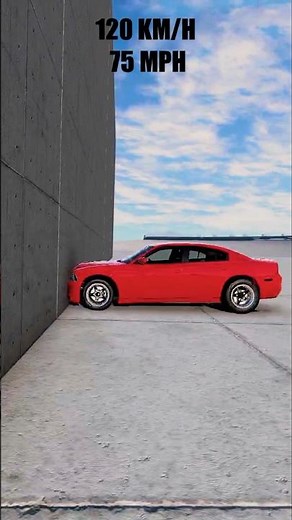 Full Speed Impact! 2010 Dodge Charger 😳