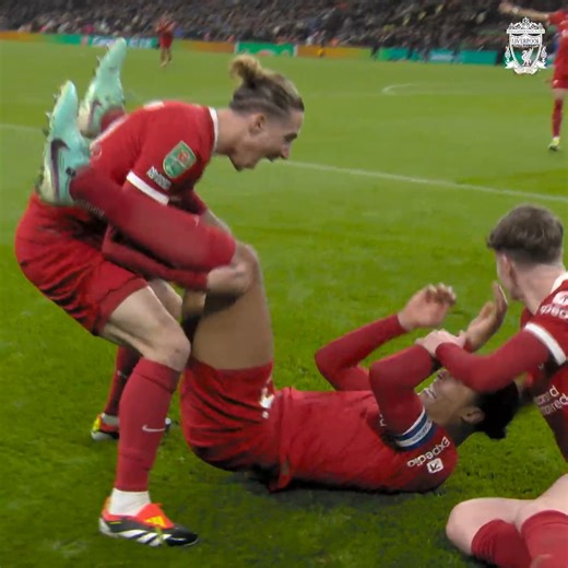730K views · 10K reactions | VVD wins it at Wembley ©️ Join our LIVE as we relive 23/24: lfc.tv/3RKIpgq | Liverpool FC | Facebook