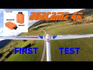 Runcam2 4K/Glider Volantex Phoenix 2400 : First test in flight .