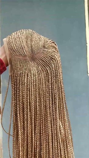 C-cut braided wig #braidedwig #boxbraids #braids