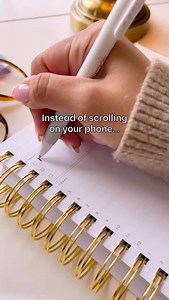 Putting your plans on paper and mapping them out in a way that supports your best self is your key to success! Replace the endless scroll with five minutes dedicated to you and your planner. Your future self will thank you! | The Day Designer