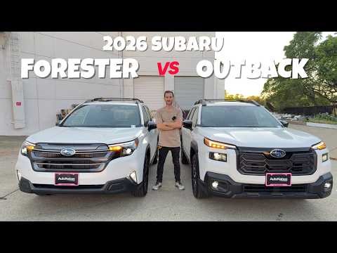 2026 Subaru Outback vs 2026 Subaru Forester: One Is Clearly the Winner!