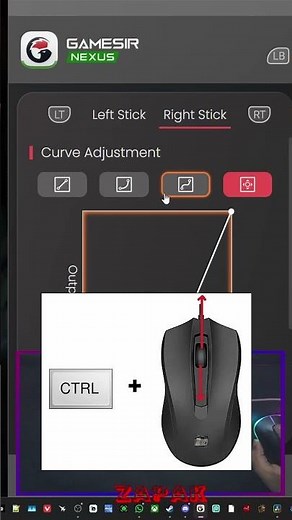 How to Zoom GameSir Nexus App on PC #gamesir #apexlegends #controllersettings
