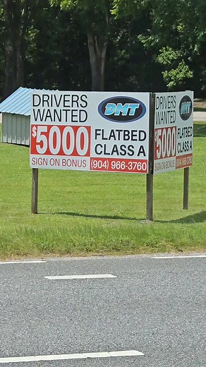 Trucking company looking for drivers, $5.000 sign on bonus. #truckerlife #truck #trucking #reelsfb #truckdriver #driving | Pinoy Truckers sa America