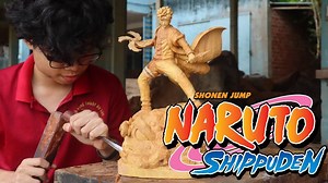 22K views · 983 reactions | Naruto Sculpture Made From Yellow Wood This is Beyond Amazing! Source: WoodArt Vietnam | Anime Addict | Facebook