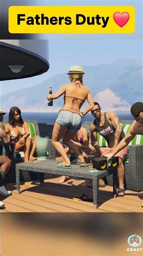 "GTA 5's Emotional Mission Michel And Sons " #gamingshorts #gta #gta5 #gta6 #grandtheftauto #robbery
