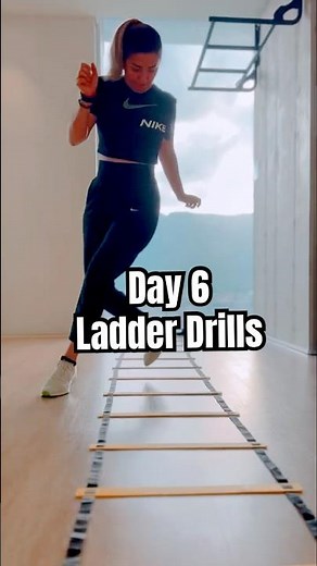 Day 6 | Ladder Drills – Getting Faster Each Step ⚡Beginner footballer at 40 #football #drills