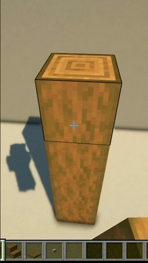 A beautiful wooden arch in Minecraft