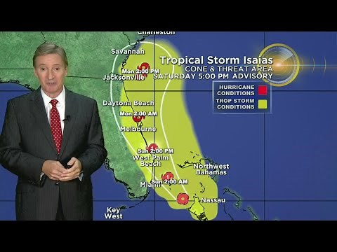 Isaias Weakens To Tropical Storm