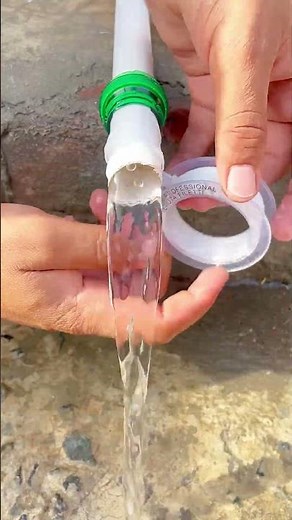 Plumbers you'll be shocked with this trick using tape and bottle neck!!!