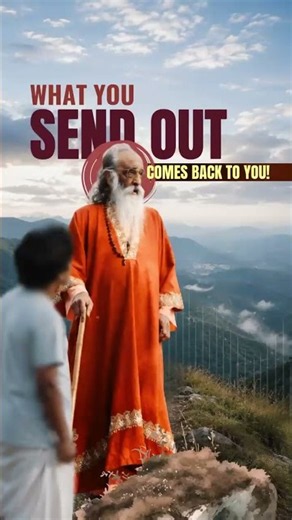 What you send out? Comes back to you! | Swami Chinmayananda | #Shorts #ChinmayaMission